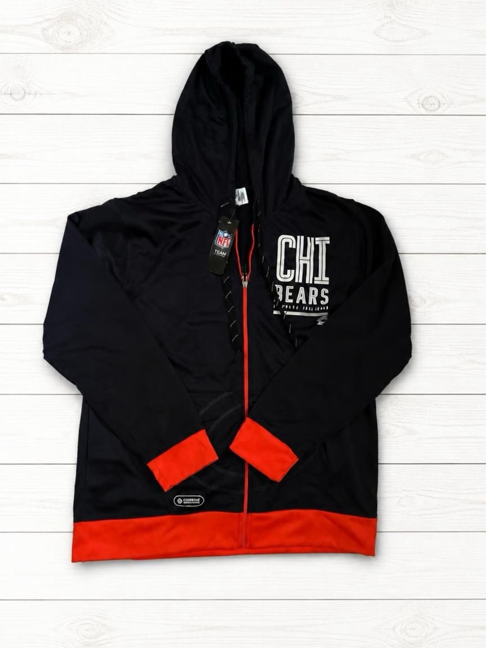NFL Chicago Bears Fleece NWT Zip Up Hoodie